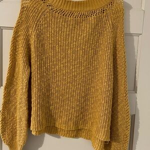 Francesca’s Alya mustard yellow Knit Sweater